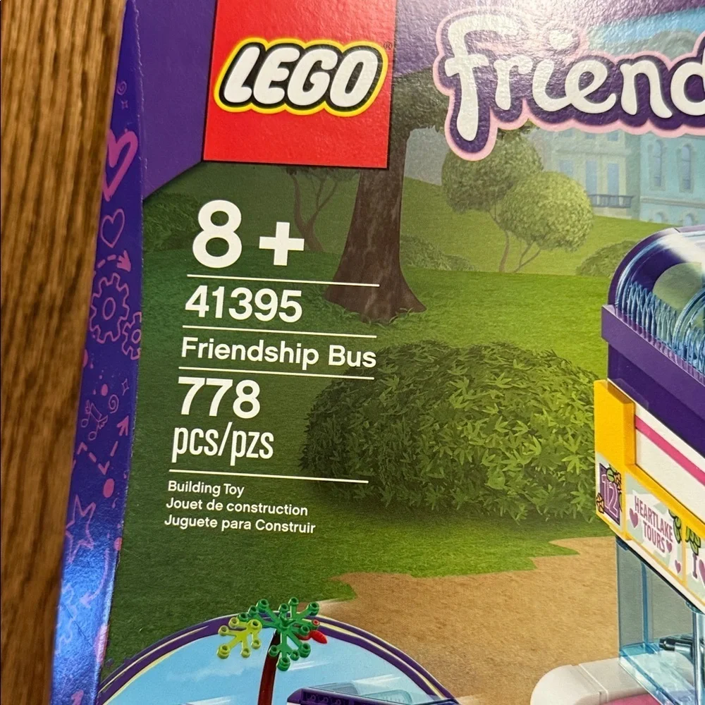Lego friends friendship bus set 41395 new in sealed box 778 pieces retired